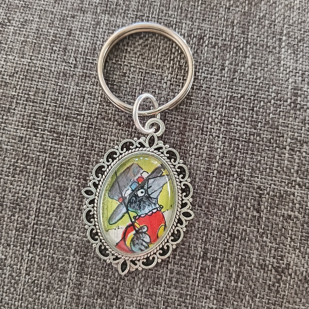 Richard Scarry Black Crow London guard keyring